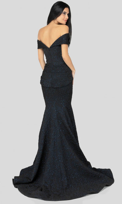 Terani Couture 1812M6657 In Blue