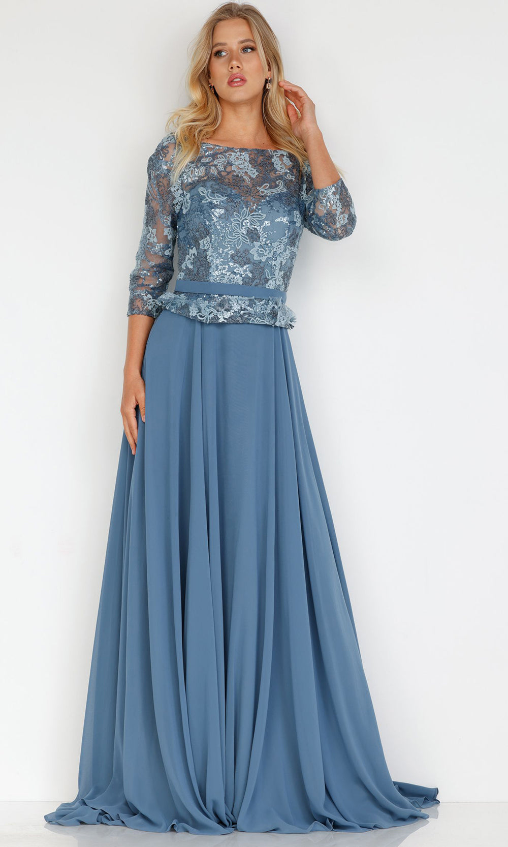 Terani Couture 2027M3086 In Blue