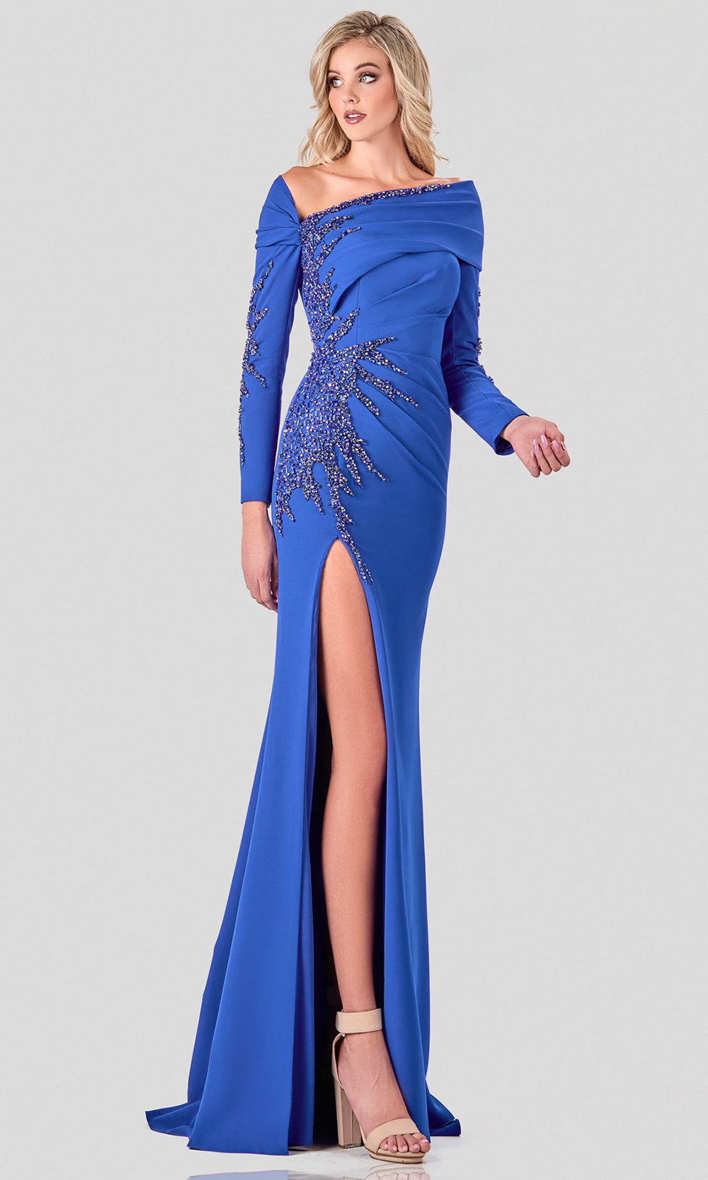 Terani Couture 2111M5263 In Blue