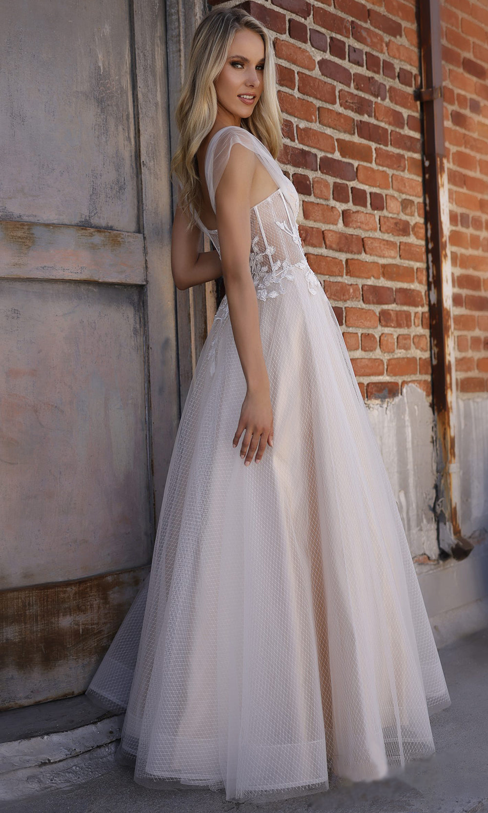 Terani Couture 2215P0001 In White & Ivory