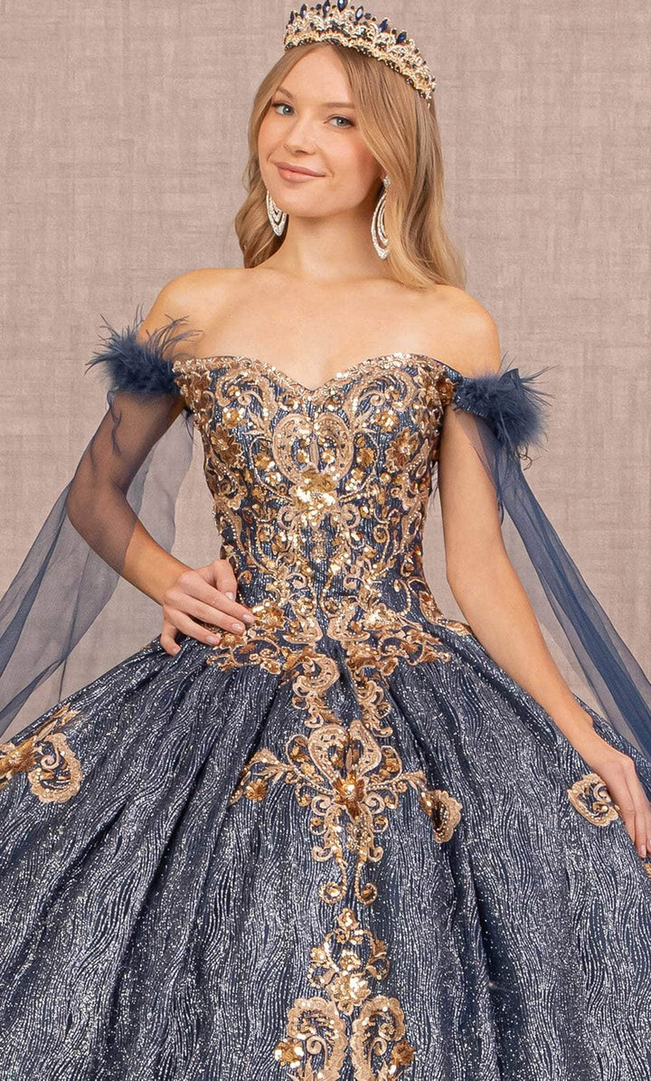 Elizabeth K GL3107  Long Quinceanera Dress –