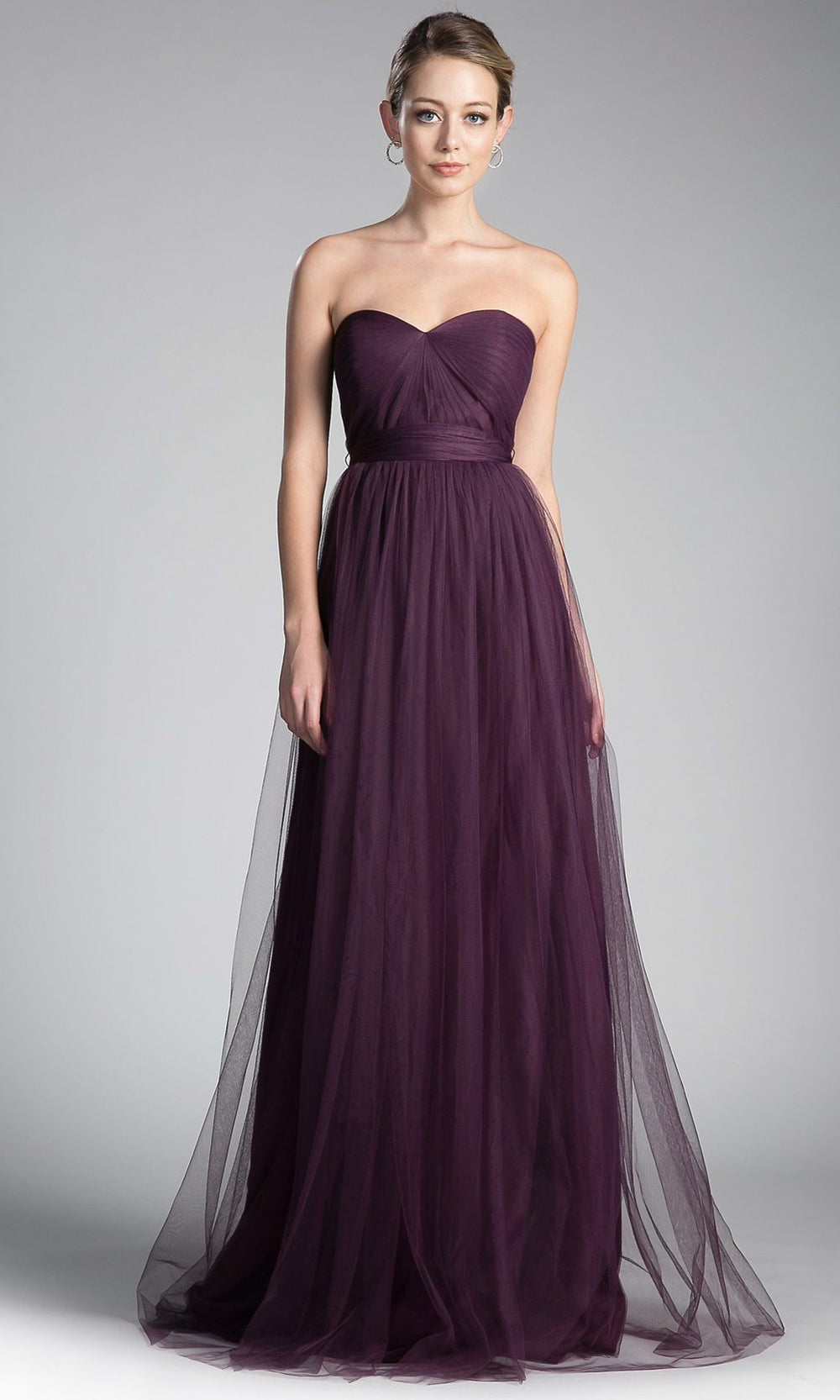 Cinderella Divine - ET322 Convertible Sweetheart Dress In Purple