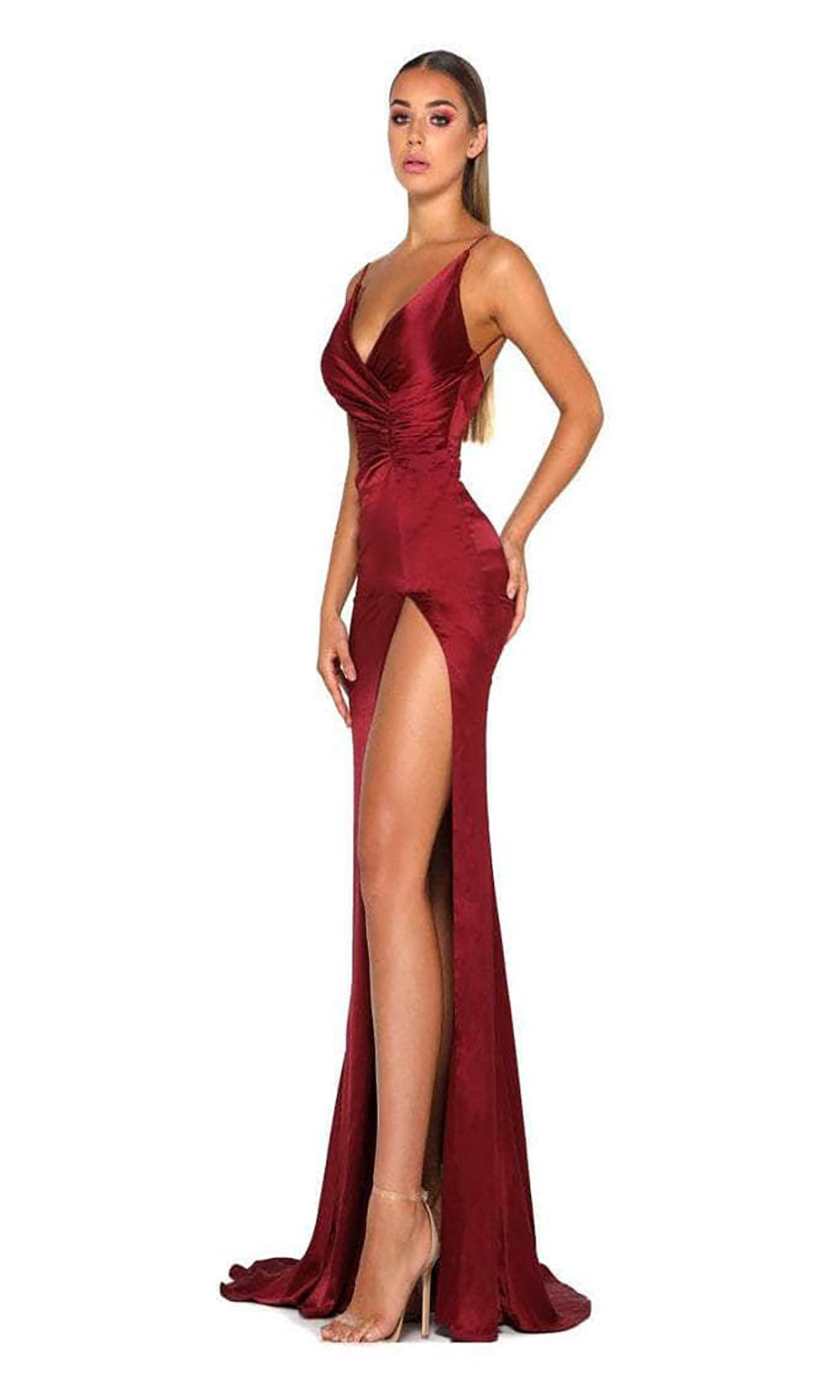 Portia and Scarlett Hugo Gown in Red