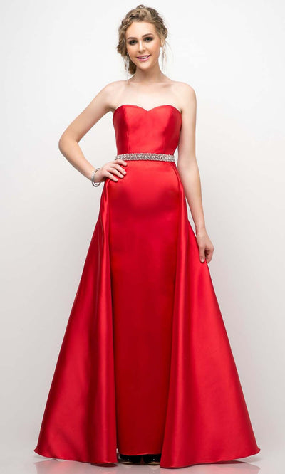 Cinderella Divine - UT253 Sweetheart A-Line Gown In Red
